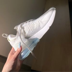 Nike Air Max 270 Big Kids’ Youth Size 6 (Women’s Size 8) White/White
